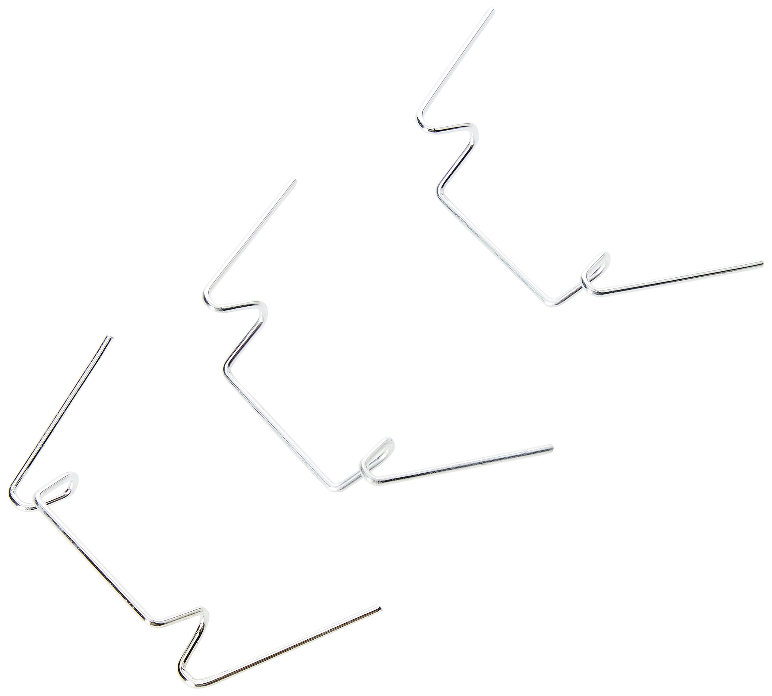 Merriway® BH00058 (75 Pcs) Wire W-Type Greenhouse Glazing Clips Stainless Steel - Pack of 75 Pieces