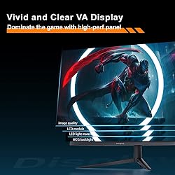 INFIEVO Gaming Monitor 27 Inch QHD 1440P Computer