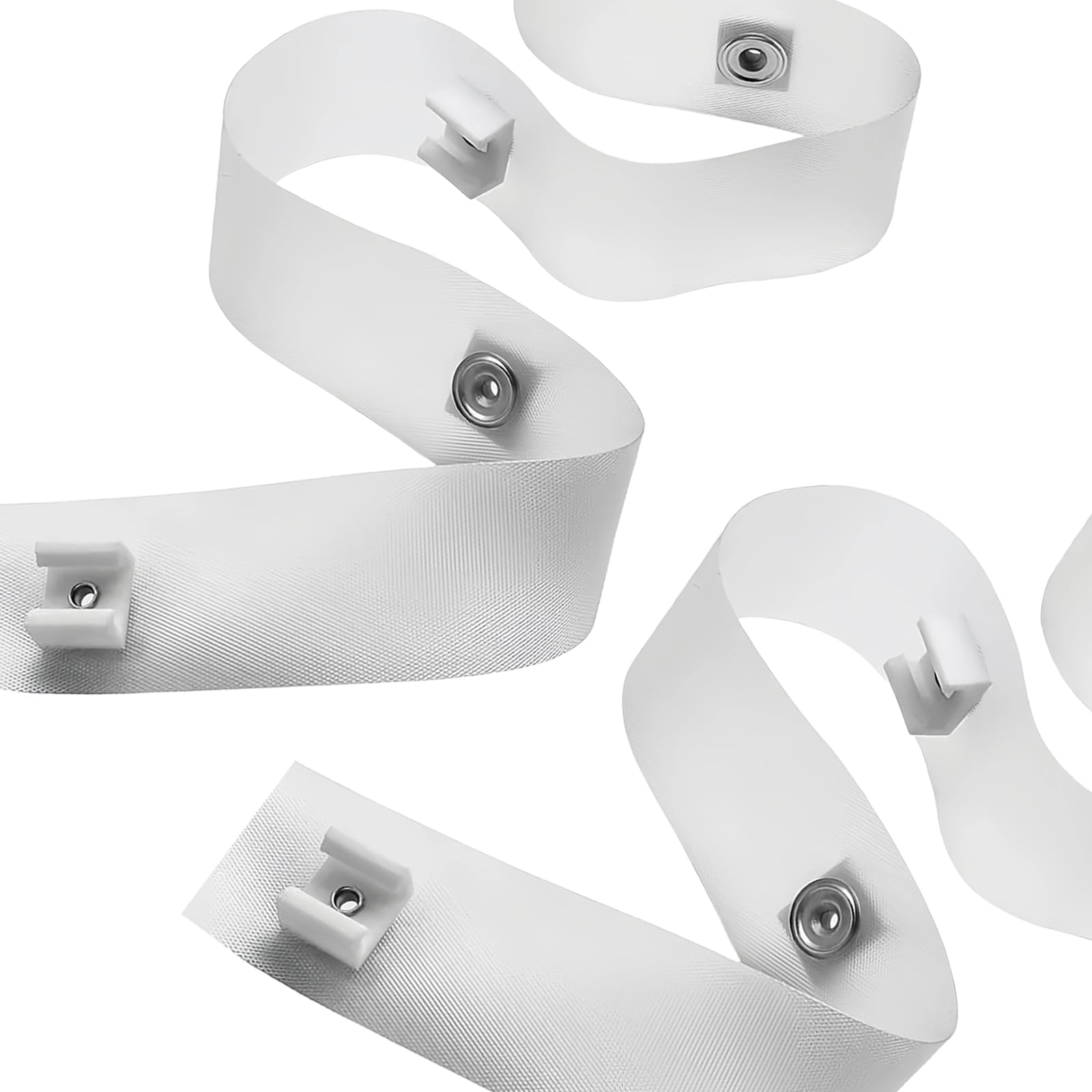 Photo 1 of 2 Pack RV Curtain Track Clips & Glide Tape – 1/2 Inch Wide Clear Slide Strip, 76 Inches for RV, Camper,Window Covering Hardware