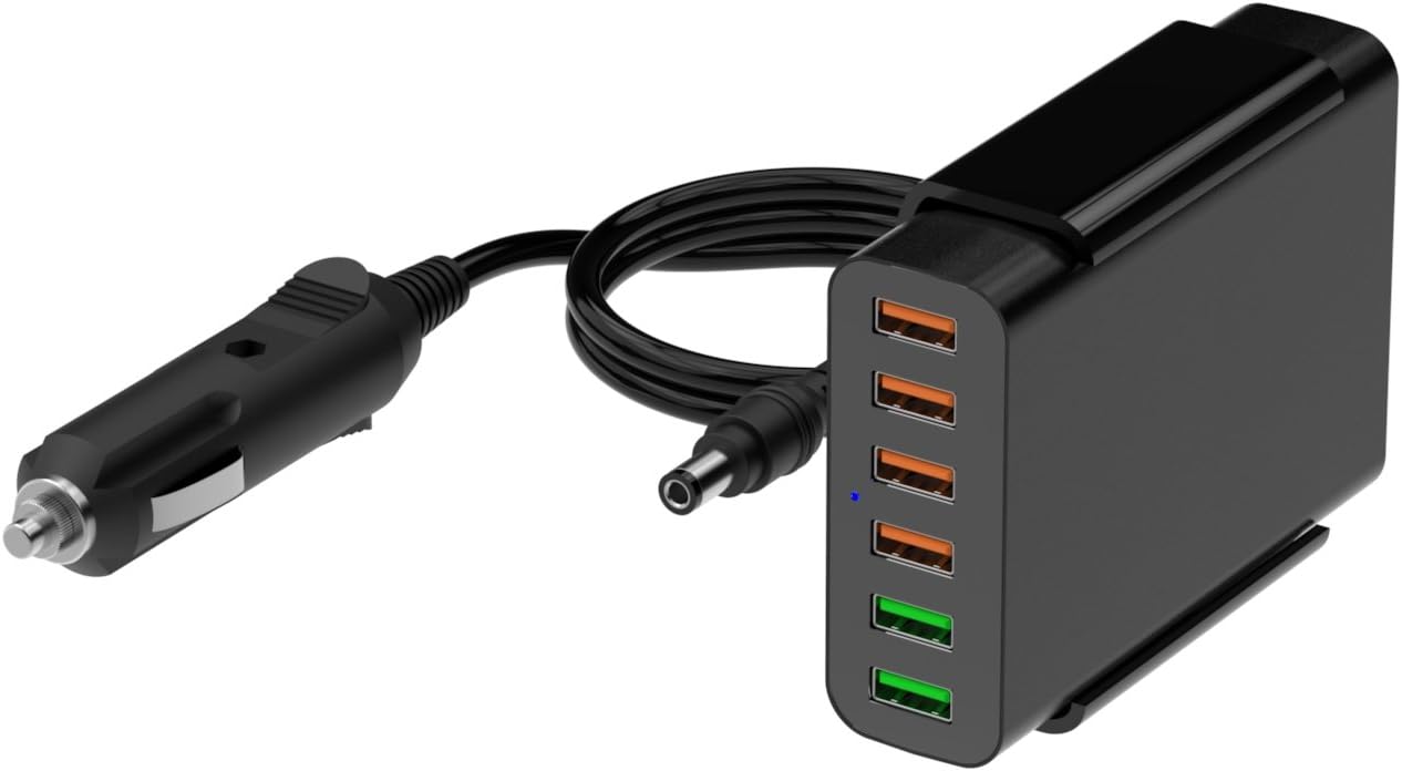 AI AIKENUO Car Charger, USB Cars Adapter With Dual Ports Quick Charge 3.0 , Fast Charging Auto Chargers