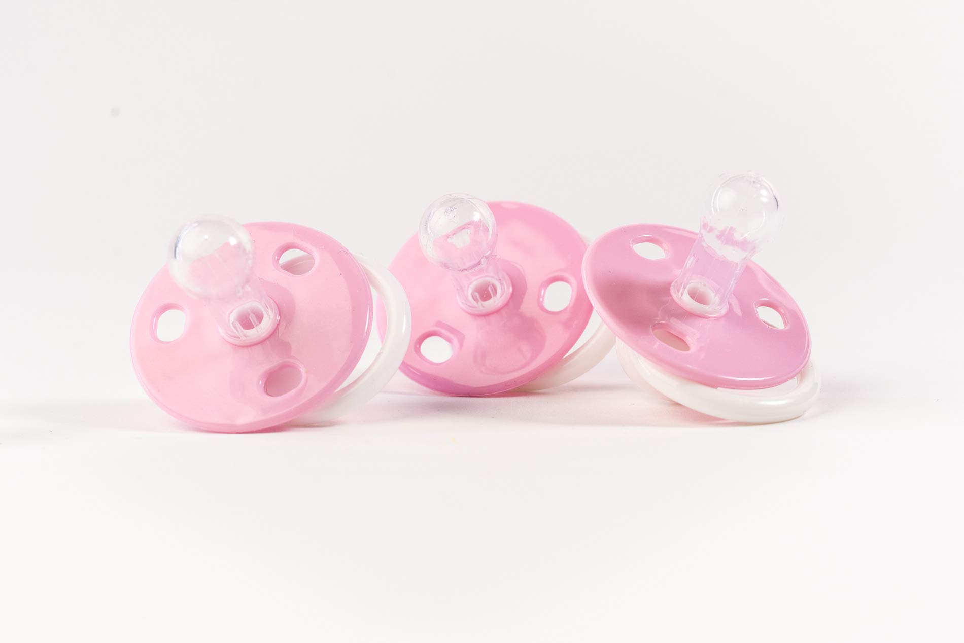 12 Pack Baby Soothers Dummies BS EN 1400 Pink
