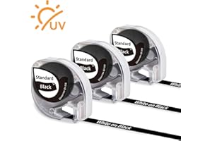 Phomemo P12 Label Tape Compatible with DYMO Label Maker Refills LT-100H LT-100T 200B, for P12 P12PRO LT12 F12 Label Makers 12