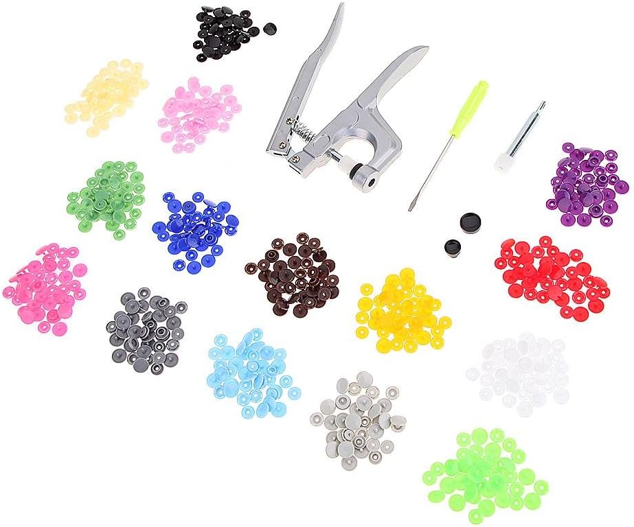 AKD06 Direct Snap Pliers Resin Plastic Fastener Button Press Tools , 150 Pieces