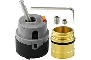 AHENBAL RP50587 Cartridge Replacement for Delta Single Handle Kitchen and Lavatory Faucets, Works with DIAMOND Seal Technology Models Featuring a 36 mm Motion, (Include RP51503 Bonnet Nut）