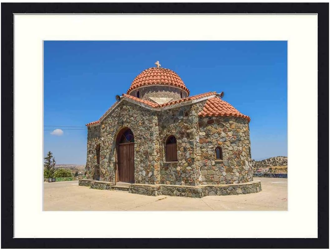 Amazon Lubataga キプロスアギアヴァルヴァーラ教会正教会の宗教 アートパネル フレーム付 壁掛け アート ポスター 壁飾り キャンバスアート おしゃれ ポップアート ウォールデコレーション 壁画 60x40cm ウォールステッカー オンライン通販