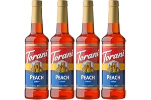 Torani Syrup, Peach, 25.4 Ounces (Pack of 4)