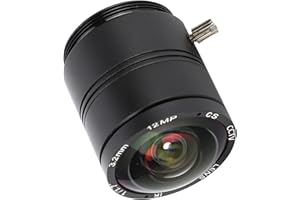 ZJchao 12MP F1.2 3.2mm CCTV Lens for Security Camera, Auto Focus CS Mount Surveillance Lens with Aluminum Alloy Housing