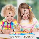 Vicloon 3D Stickers for Kids 12Pcs Puffy Animal Stickers 3D PVC view 5