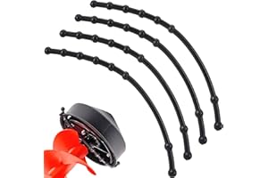 HZCGJMY 4 Pcs Rubber Guard Strap, Ice Augers Blade Protectors Power Blade Protectors Ice Auger Accessories Ice Auger Cover Strap for Power & Hand Winter Ice Fishing Accessories