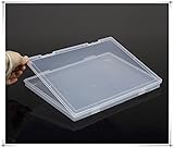 Portable A4 File Box Transparent Plastic Box Office