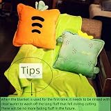 Rikyo 15" Stuffed Pineapple Travel Pillow Blanket Kids Gift Warming Hands view 5