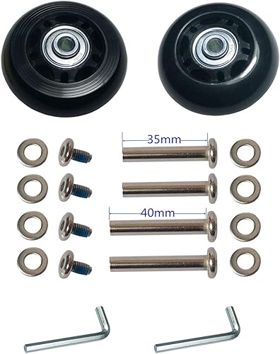 Amazon 静音シリーズキャスター 車輪用交換タイヤキット スーツケース ショッピングカート キャリーバッグ タイヤどの車輪補修用 キャスター取替え Diy 修理 交換 64 6 24 Mm 35 40 Mm Yongxuan スーツケース
