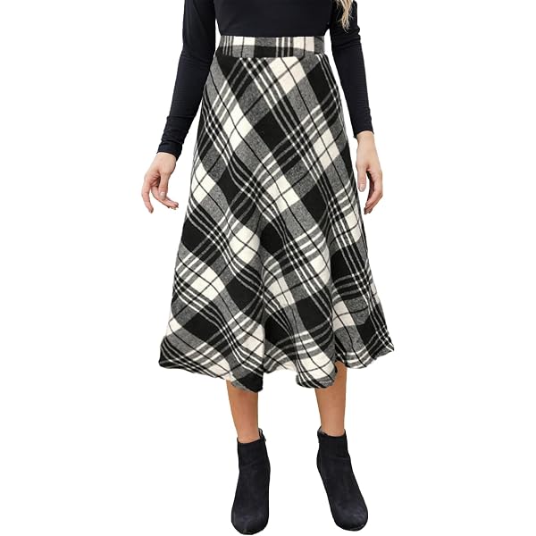 Ladies Knee-Length Tartan Kilt Skirt – 20 Inch Pleated Kilt For Scottish Highland Dress