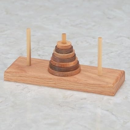 wooden tower puzzle