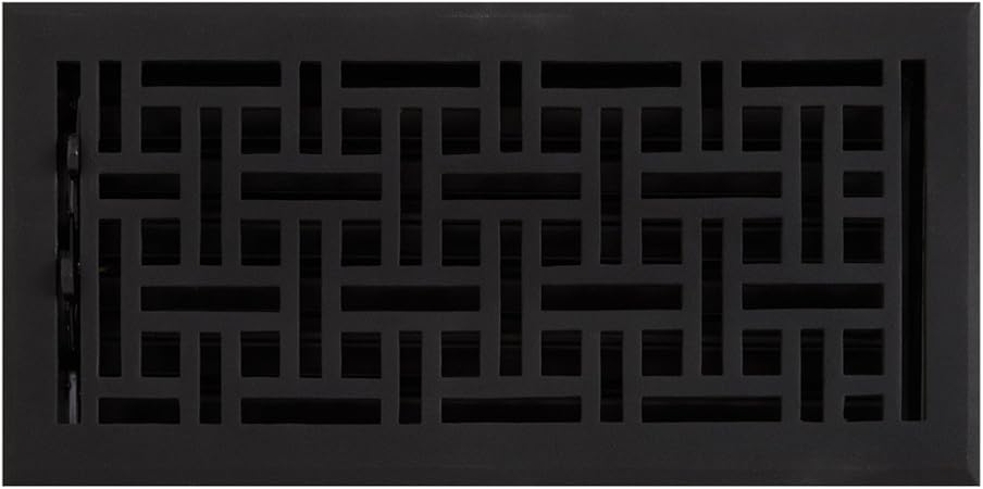 Naiture 6 X 14 Cast Iron Floor Register Wicker Style Amazon Com