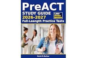 PreACT Study Guide 2025-2026: 4 Full-Length Practice Tests, 1,000+ Practice Questions, In-Depth Answer Explanations, Comprehe
