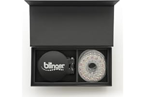 blinger® Vanity Starter Set – as seen on Shark Tank | Hair Gem Stamper + 150 Precision-Cut Glass Crystals | Easy To Use Hair-Safe Accessories for Women | Hair Jewelry for Festivals, Parties & Gifts