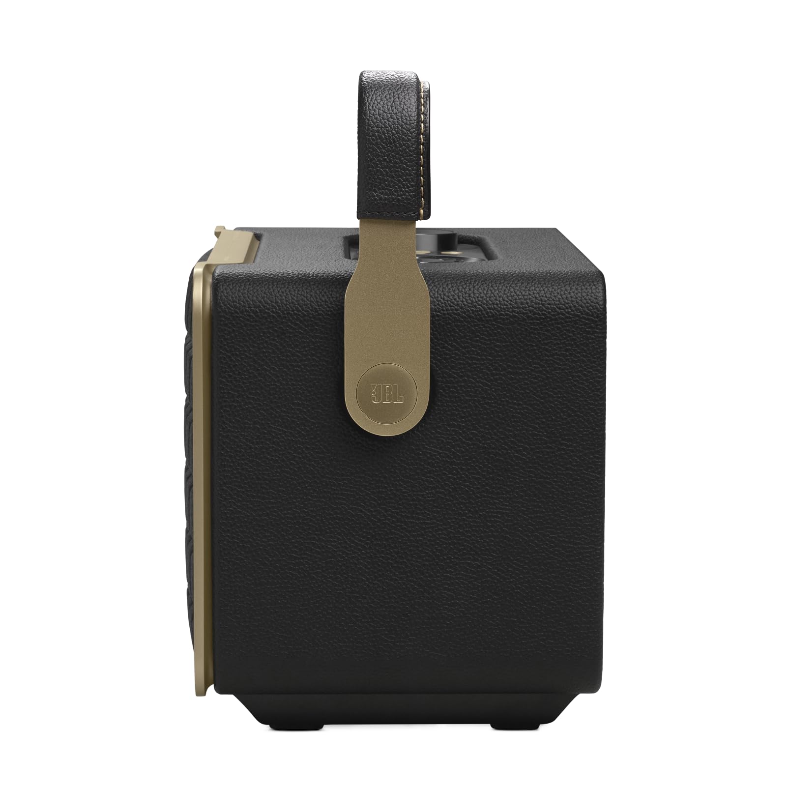 JBL Authentics 300 Tragbarer Smart Home Lautsprecher – 70er Jahre Retro-Design Bluetooth Box – Mit Google Assistant, Alexa, AirPlay und JBL One App – Schwarz 5