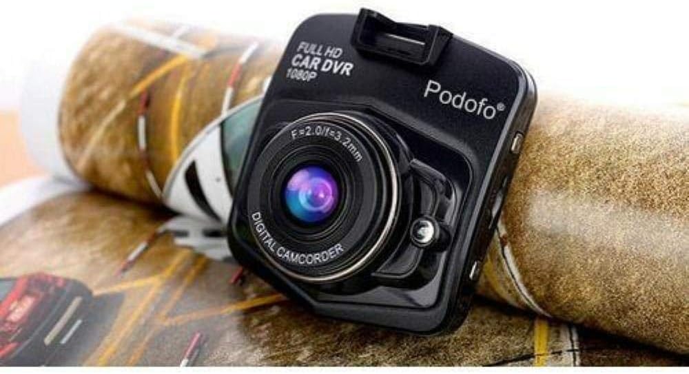 2019 Podofo A1 Mini Car DVR Camera Dashcam Full HD 1080P Video Regi,Black,China