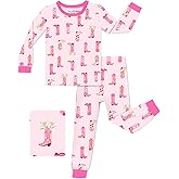 babee Reshinee Bamboo Viscose Toddler Girls Kids Pajamas Unicorn Mermaid Pjs Long Sleeve Snug fit 12M-8Y 2pcs Soft Jammies