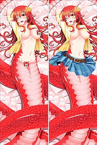 Scent of Cloud Nude Monster Musume no Iru Nichijou Miia Japanese Dakimakura Pillow Cover:SM1536i