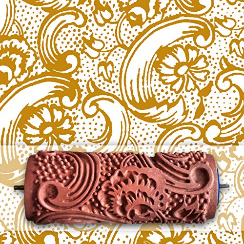 Rolling Robin Patterned Paint Roller Kit. Stencil For Creating Paint