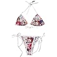 Unibaby Face String Bikini Lolita Japanese Manga Sexy Lingerie Anime Bra and Thong Set