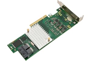 12GB SAS HBA Card 12Gbps Controller Card, Plug and Play PCIe 3.0 Expansion Card for Data Transmission with 12GB Memory