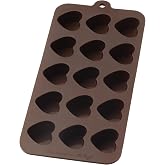 Mrs. Anderson&rsquo;s Baking Chocolate Mold, European-Grade Silicone, Hearts