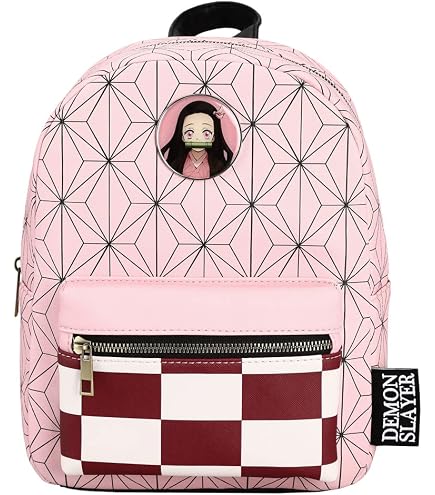 Bioworld Demon Slayer Kimetsu No Yaiba Pin Collector Mini Backpack Bioworld Demon Slayer Kimetsu No Yaiba Mini Backpack Nezuko  main image 3