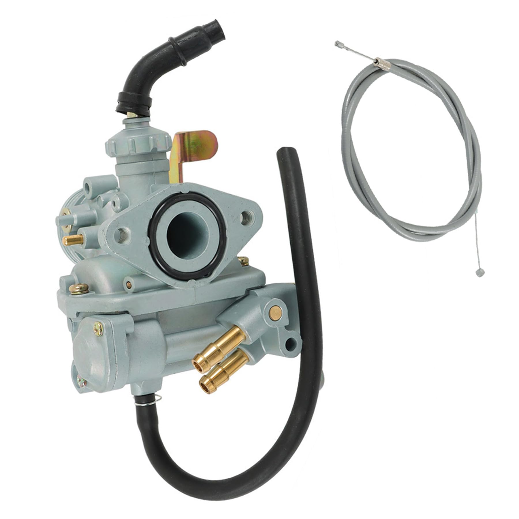 Photo 1 of Carburetor with Throttle Cable Replacement for Honda CT70 CT70H CT 70 KO Trail Bike 1969-1977