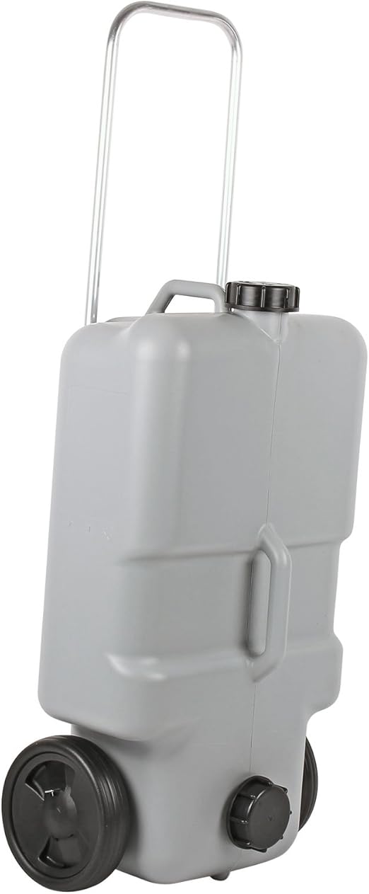 Réservoir d’eaux usées 25 l avec Roulettes, poignée télescopique, gris