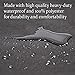 JabsPaws SALE! Dog Car Seat Cover - Hammock Style - Protects From Pet Fur, Dirt and Scratches - Fits Most Vehicles Including Cars, Vans, Trucks & SUVs - By