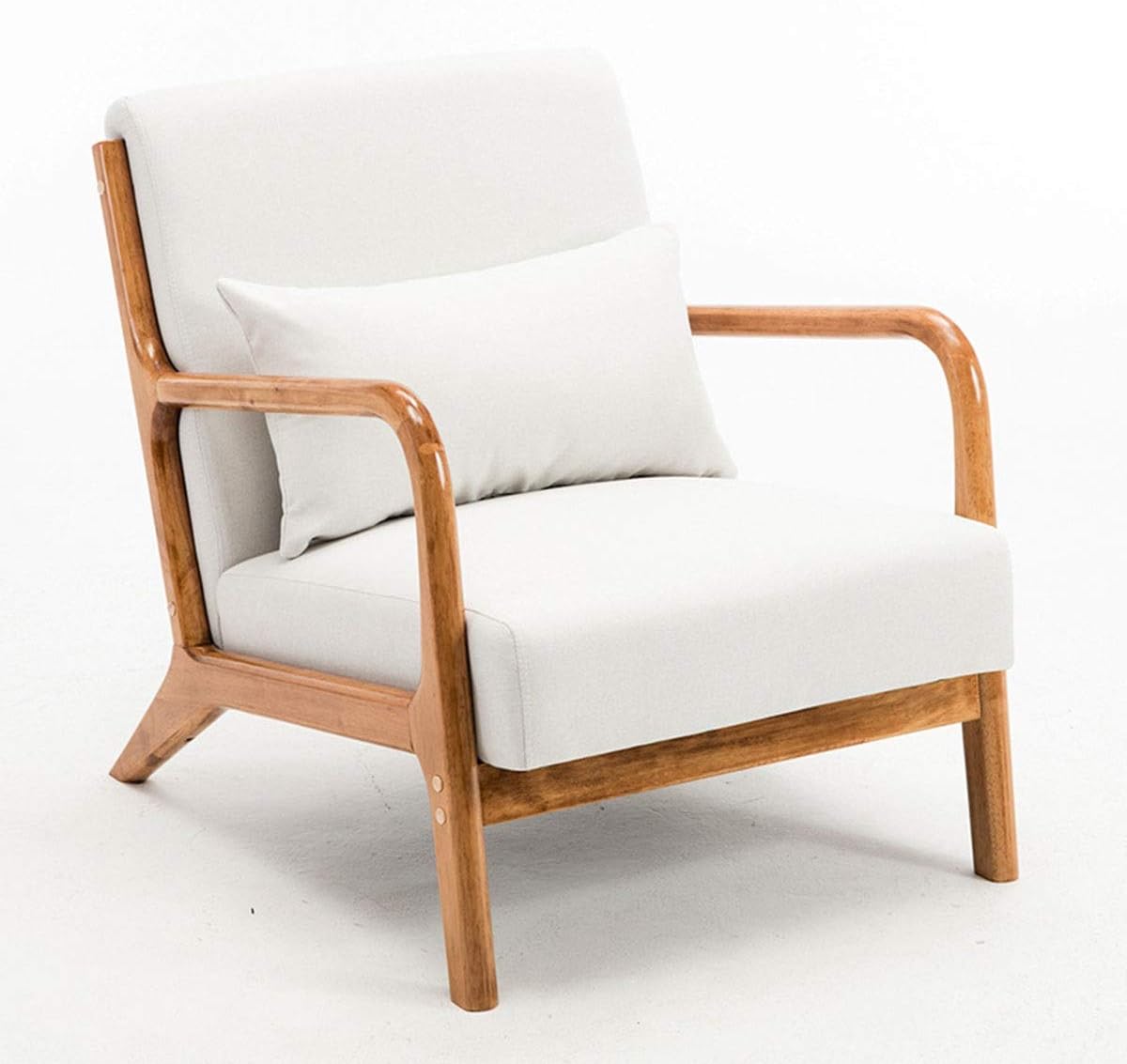 Amazon Com L Mini Small Sofa Lazy Sofa Leisure Balcony Armchair Color White Furniture Decor