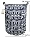CLOCOR Large Storage Basket,Canvas Fabric Waterproof Storage Bin Collapsible Laundry Hamper Basket for Home,Kids,Nuesery,Toy Organizer(Elephants)