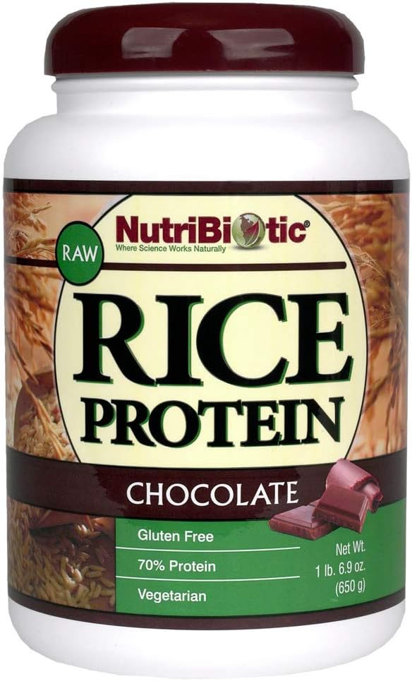 Nutribiotic - Rice Protein Chocolate, 1 lb 6.9 oz.: Health & Personal Care