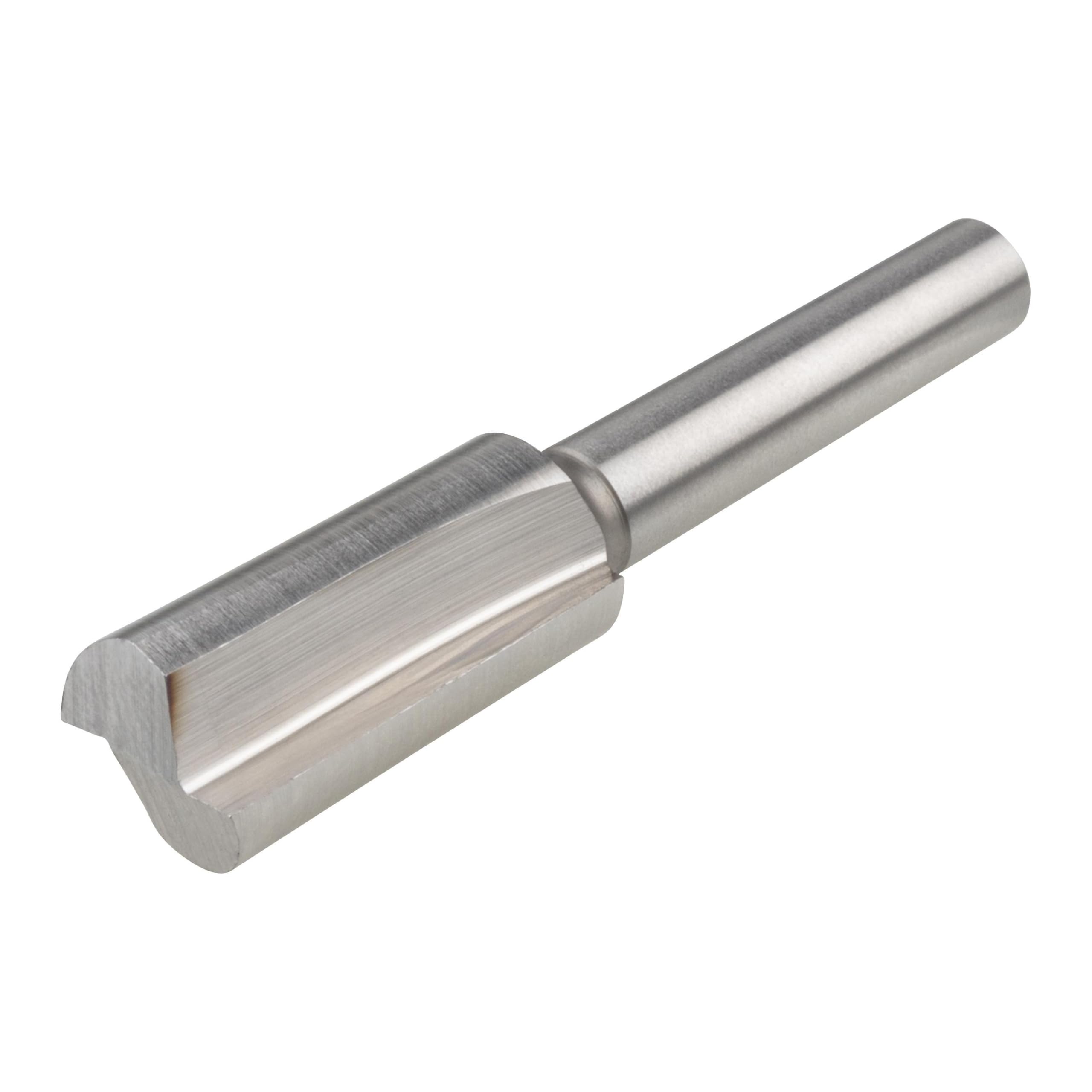 wolfcraft HSS Straight Bit I 3804000 I HSS router bit made from high-speed steel for milling hardwood, softwood and plastic.
