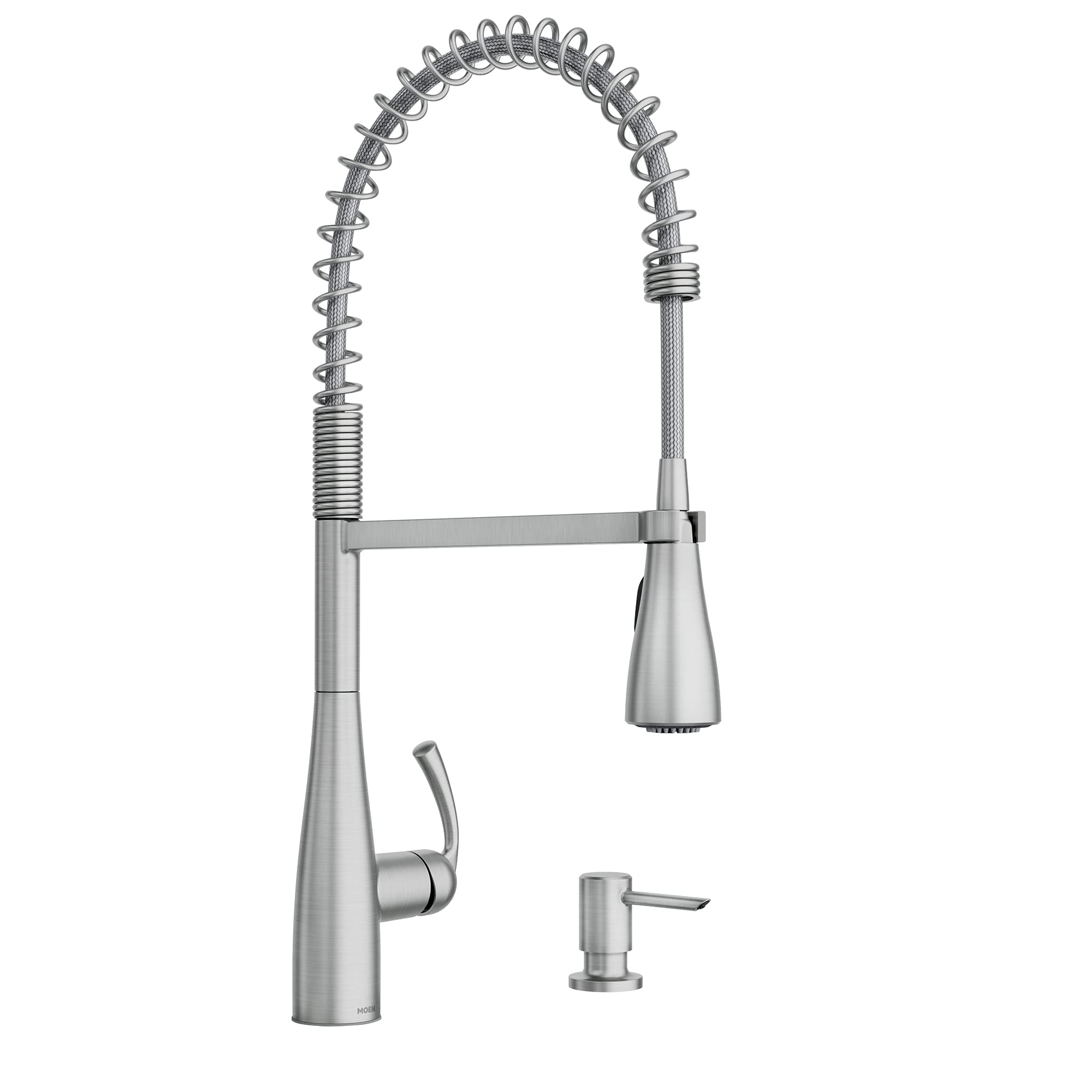 Moen Hutchinson 87048SRS Spot Resist Stainless 2-Handle Deck-Mount High