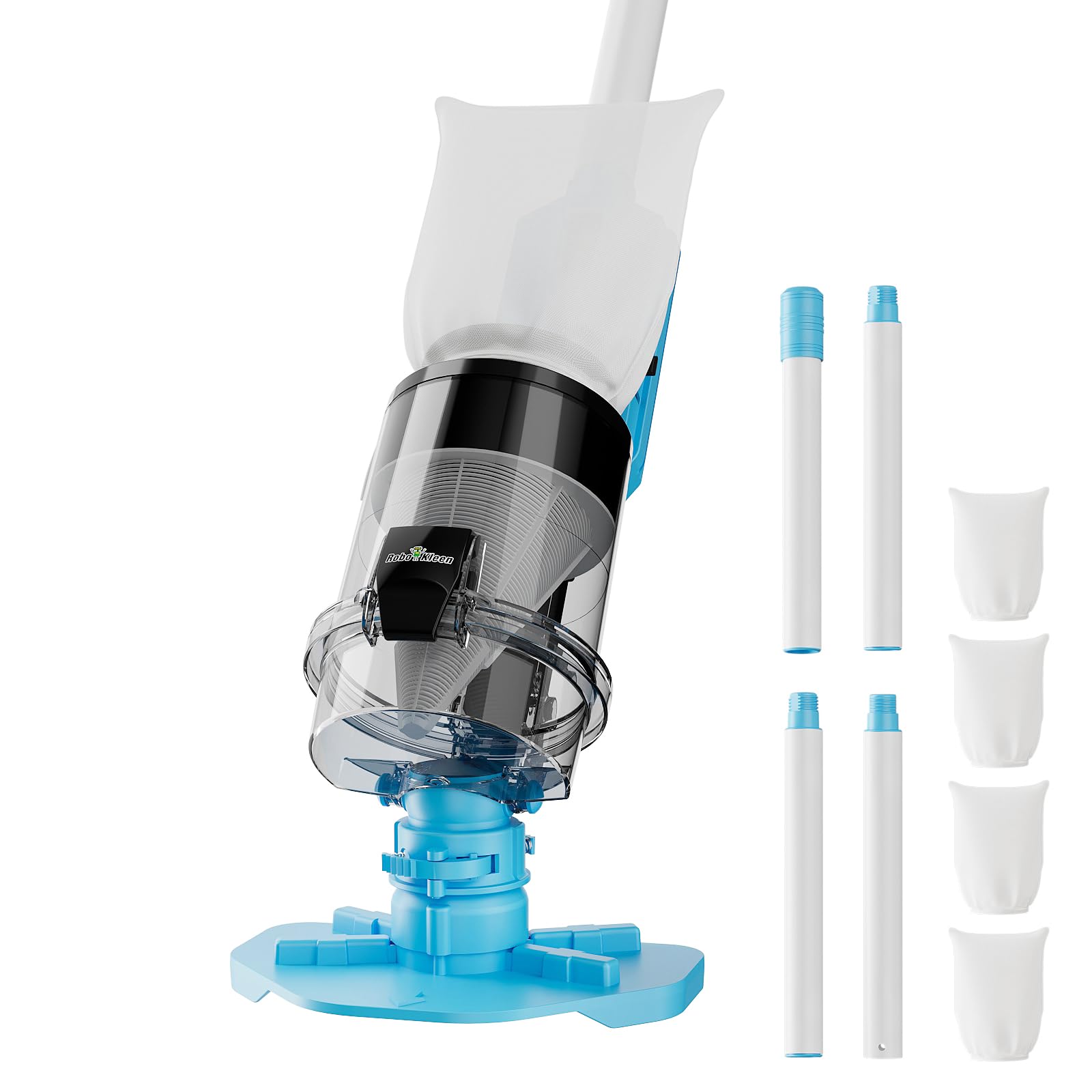 Photo 1 of ***MISSING PARTS***
Cordless Pool Vacuum with Telescopic Pole, Powerful 30 GPM Suction, Advanced Dual Filtration, Replaceable Battery, 1H Runtime, Handheld Pool Cleaner for Above Ground and Inground Pools, Blue