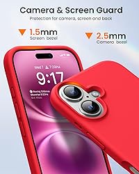 OuXul Designed for iPhone 16 Case,Shockproof Liquid