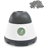 Mini Vortex Mixer 3500RPM with Touch Operation, Lab Vortex Mixer for Tubes, Vortexer for Acrylic Paint, Nail Polish, Eyelash Glue, Pigment, Ink &amp; Resin Mixing, Includes 50 Stainless Steel Mixing Balls