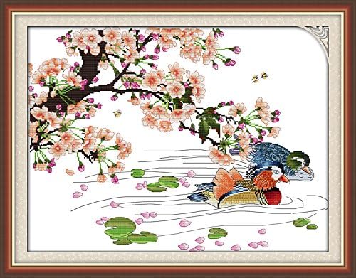 WHEEXLOCK cross stitch mandarin duck
