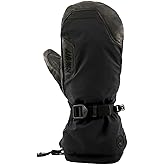 Swany Men's Extreme 2in1 Mitt Ski Gloves - Black/Silver