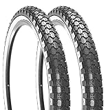 2 Pack Beach Cruiser Bike Tire 26" x 2.125" Folding