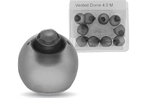 TIMPONCHIC Phonak Vented Domes 4.0 – (1 Pack / 10-Domes) – Compatible with Marvel, Paradise & Lumity RIC Hearing Aids (Medium)