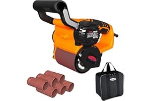 Dobetter Drum Sander for Woodworking, Paint Stripper Remover, Variable Speed Tool with VAC Nozzle and Tool Bag -DBDS5OO