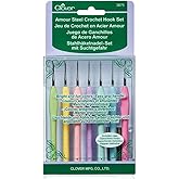 Clover Amour Steel Crochet Hook Set