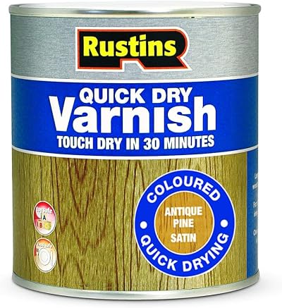 Rustins Quick Dry Varnish Antique Pine 500ml