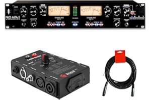 ART ProMPAII Two Channel Discrete Class A Microphone Preamp Bundle with Kopul CBT-8-8-in-1 Cable Tester and 2x XLR-XLR Cable