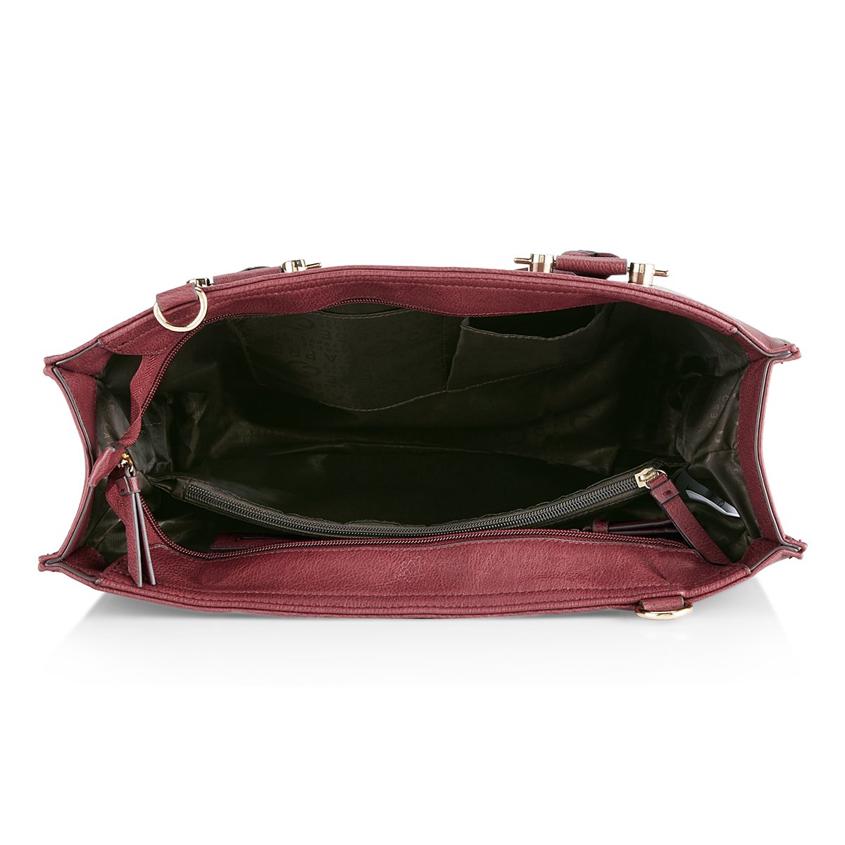 caprese samyra women's tote bag (grape red)